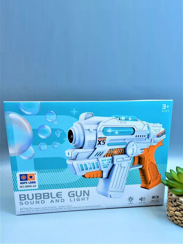 Mihraaj | 🫧 Bubble Gun with Light & Sound – Mega Bubble Fun for Kids! (Ages 3+)