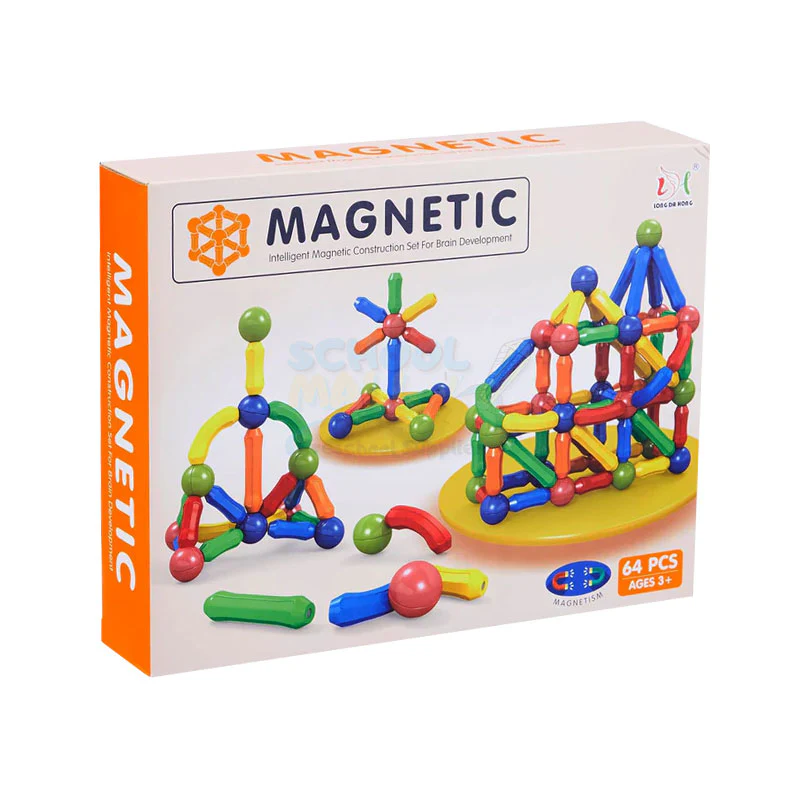 Mihraaj | Magnetic Building Blocks Set – Brain Development Toy for Kids STEM DIY Learning