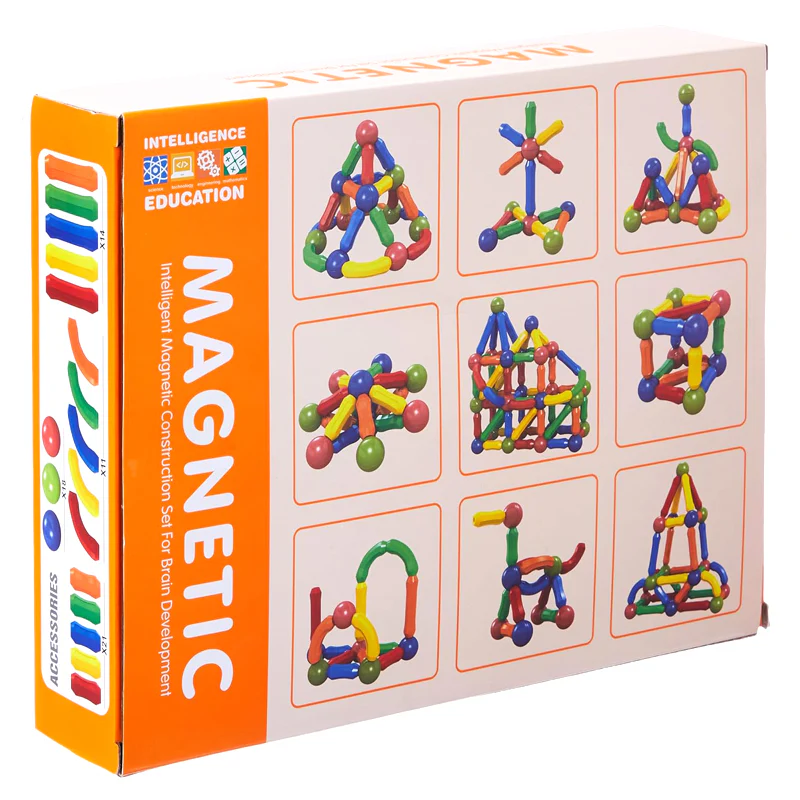 Mihraaj | Magnetic Building Blocks Set – Brain Development Toy for Kids STEM DIY Learning