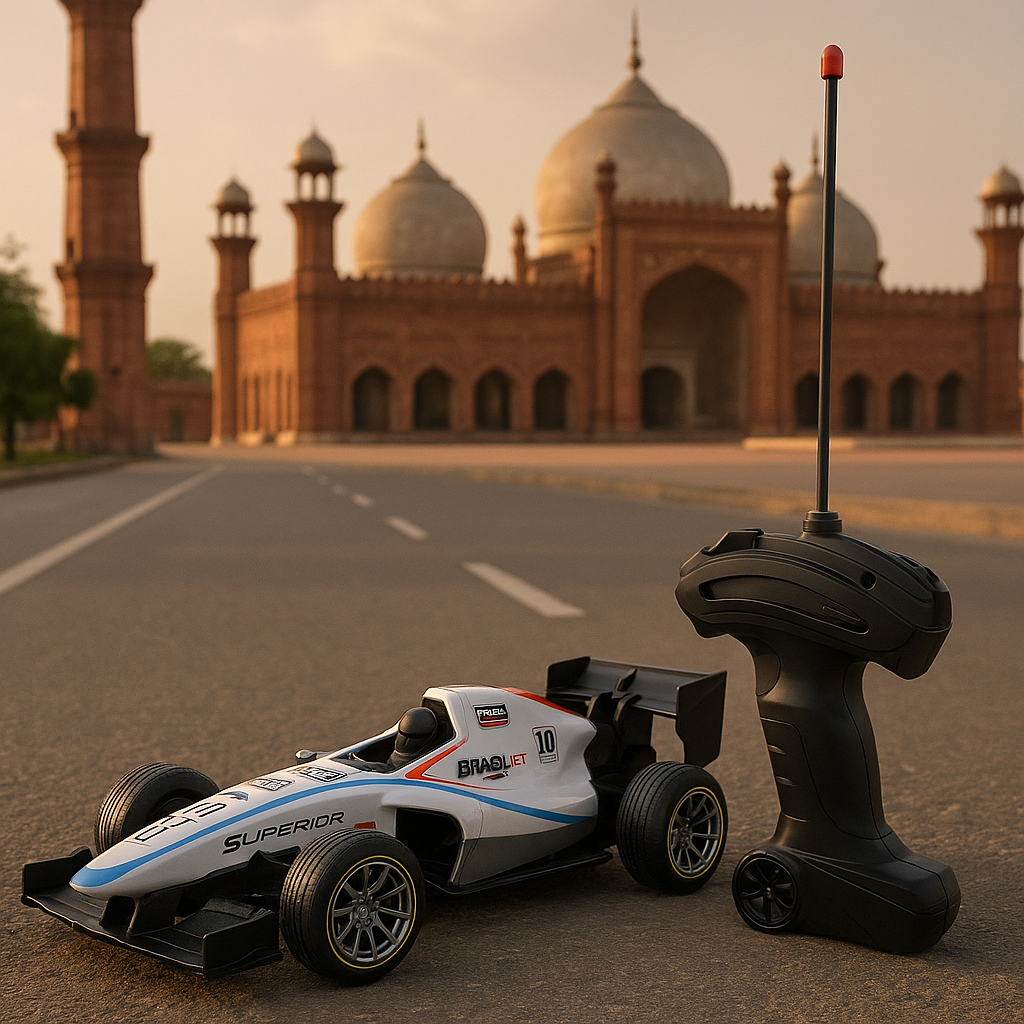 Mihraaj | F1 Rechargeable Remote Control Racing Car – Formula 1 RC Toy Car | Fast Speed, Rear Exhaust Spray, Realistic Tires & Drift Style