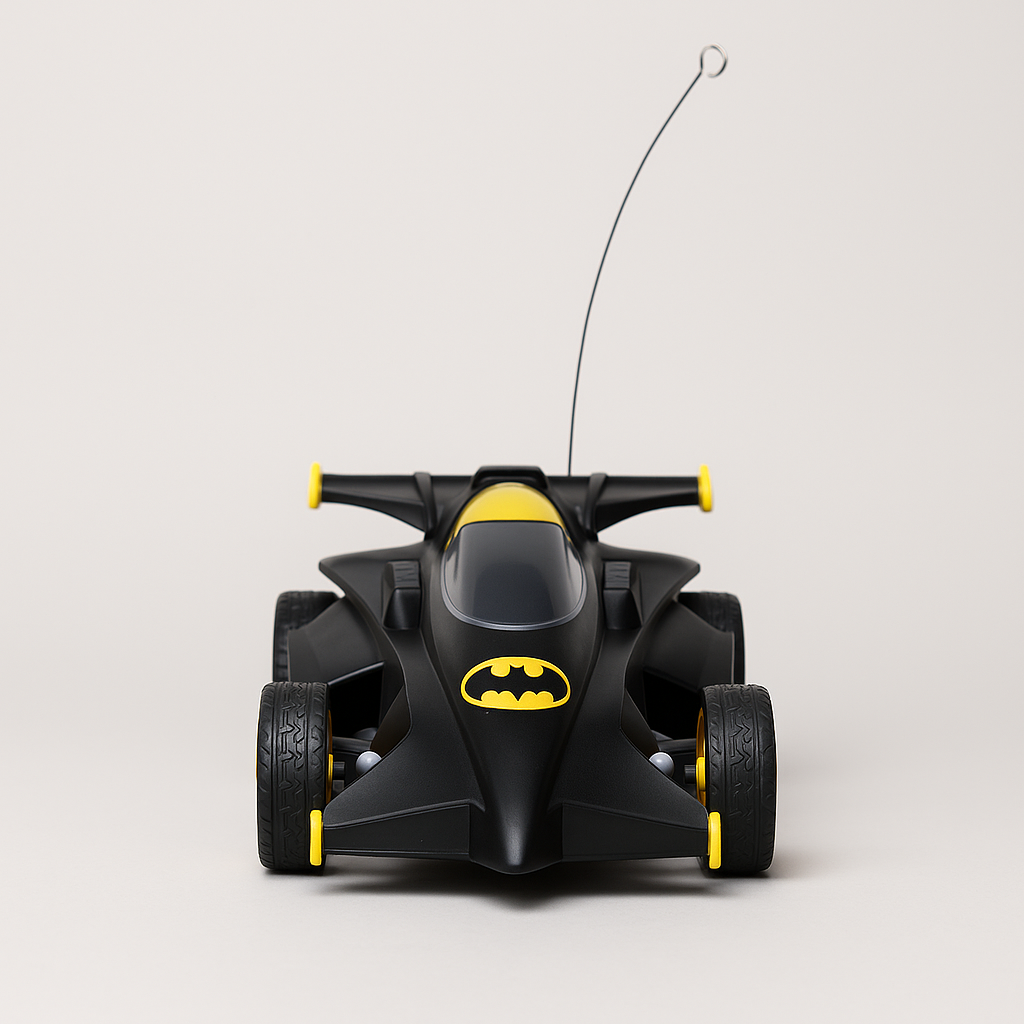 Mihraaj | Batman Remote Control Car for Kids – Rechargeable RC Batmobile Toy with Antenna | Superhero Action Vehicle with Lights & Realistic Design