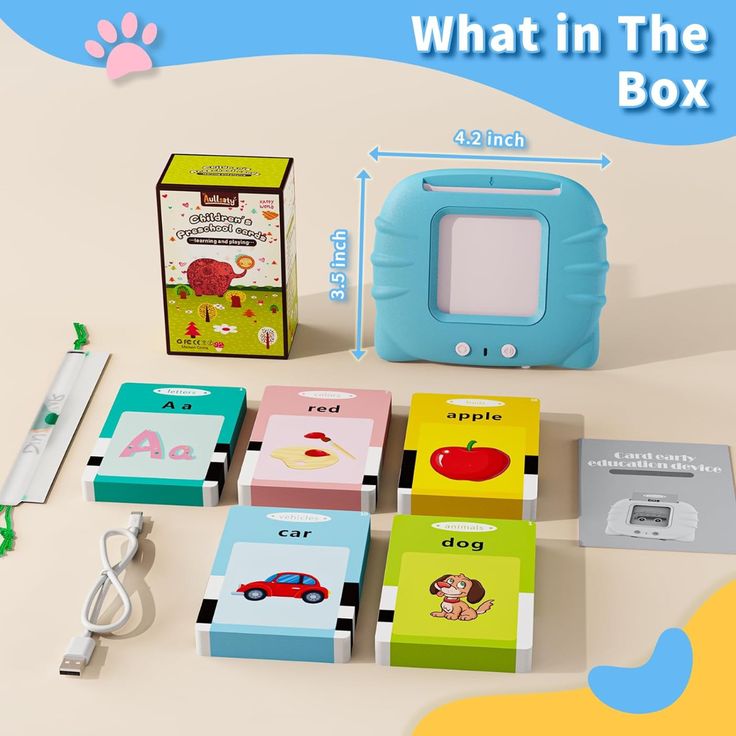 Mihraaj | Rechargeable Smart Flash Card Reader for Kids