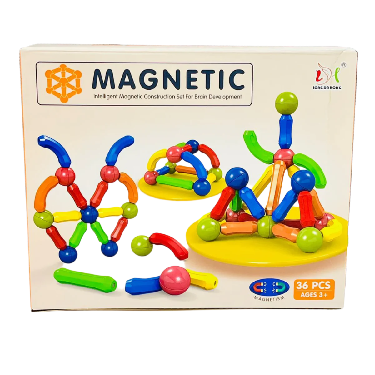 Mihraaj | Magnetic Building Blocks Set – Brain Development Toy for Kids STEM DIY Learning