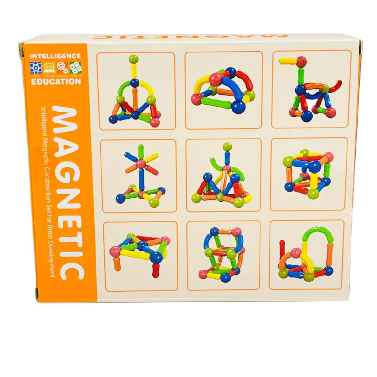 Mihraaj | Magnetic Building Blocks Set – Brain Development Toy for Kids STEM DIY Learning