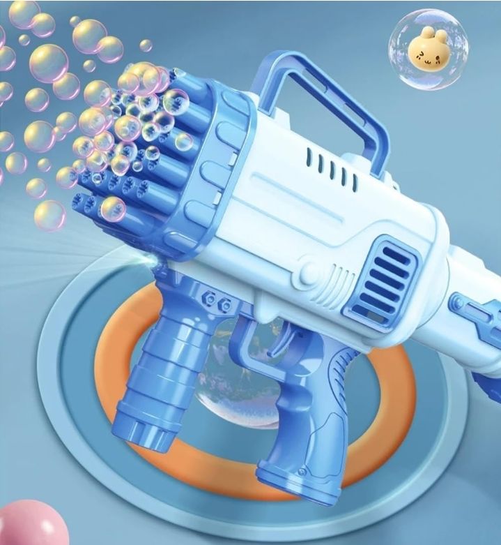 Mihraaj | 32-Hole Rocket Bubble Gun β High-Performance Bubble Blaster for Kids | Outdoor Summer Toy