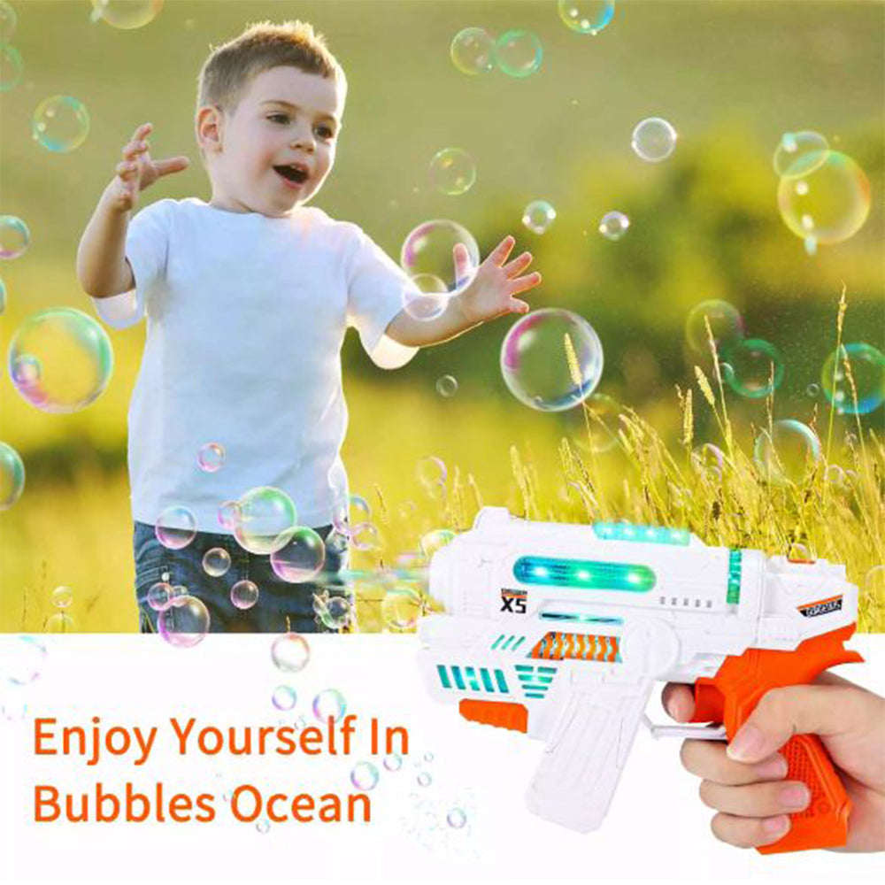 Mihraaj | 🫧 Bubble Gun with Light & Sound – Mega Bubble Fun for Kids! (Ages 3+)