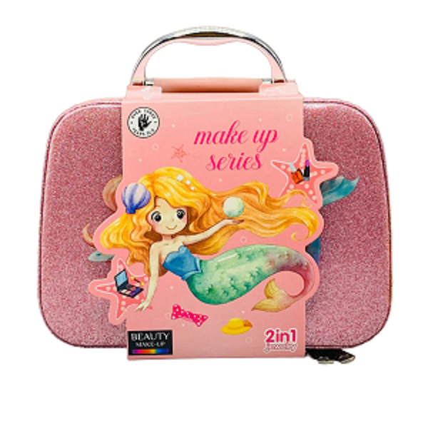 Mermaid Makeup Kit & Box | Ultimate Fantasy Glitter Eyeshadow & Face Paint Set