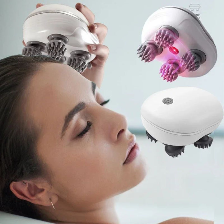 Mihraaj | Rechargeable Head Massager – Portable Scalp & Hair Massage Tool - Mihraaj