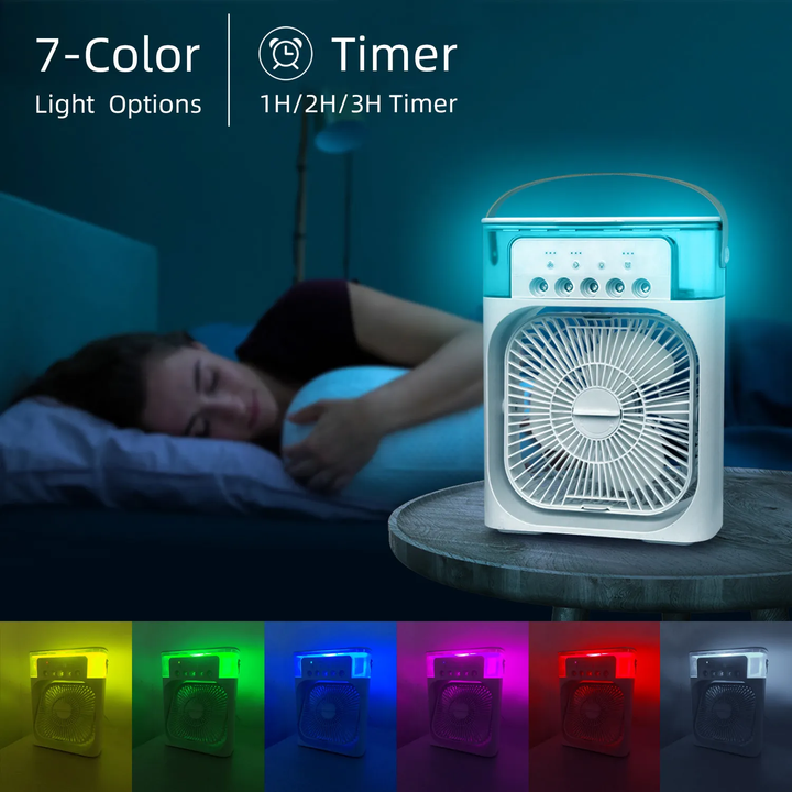 Mihraaj | Mini Air Cooling Fan – Portable USB wire electric supply Desk Cooler for Home, Office, Travel Mihraaj