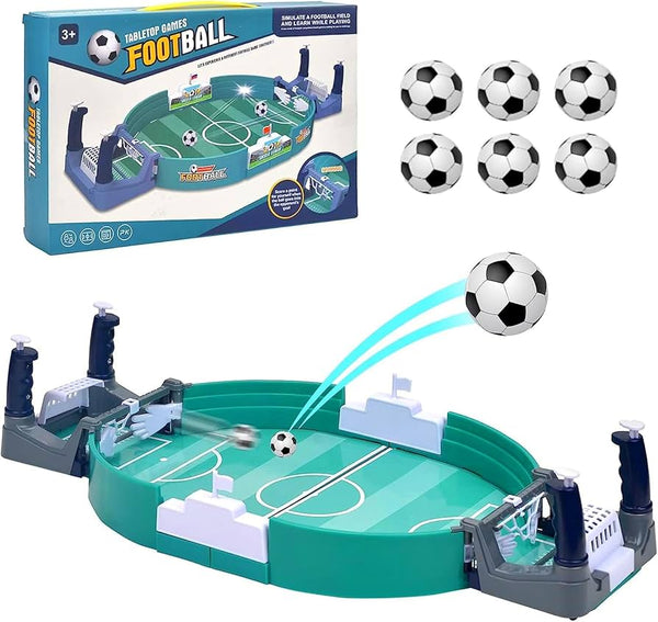 Mihraaj | Mini Foosball Table for Kids & Adults - Portable Tabletop Soccer Game - Mihraaj