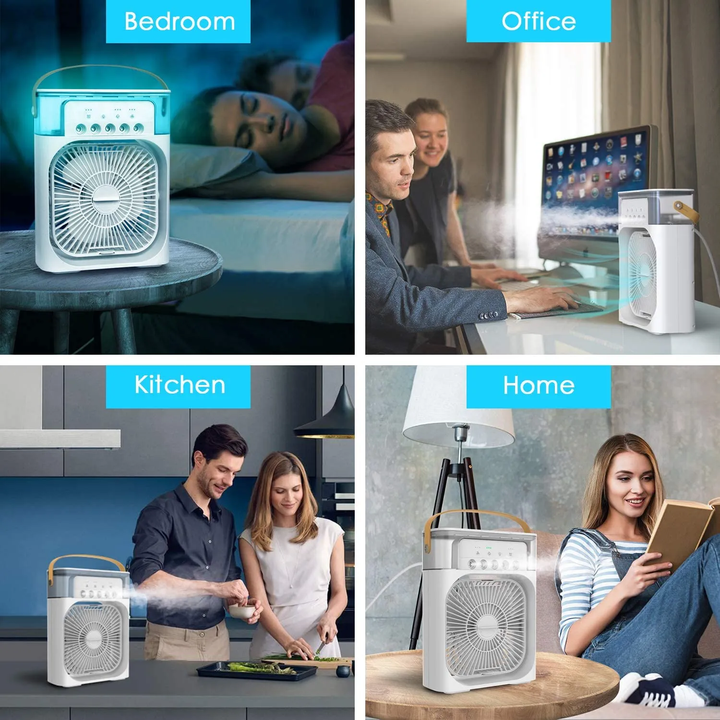 Mihraaj | Mini Air Cooling Fan – Portable USB wire electric supply Desk Cooler for Home, Office, Travel Mihraaj