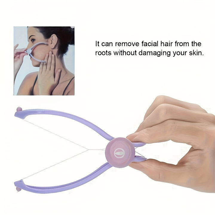 Mihraaj |✨ Spring Manual Threading Tool for Eyebrows & Cheeks Mihraaj