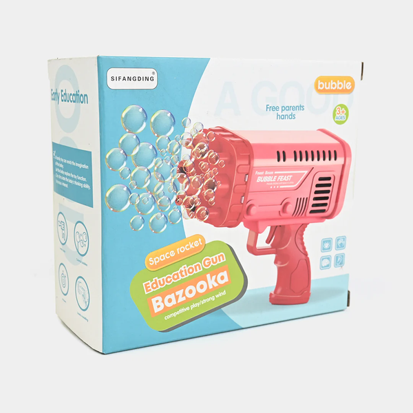 Mihraaj | 🫧 36-Holes 2-in -1 Bazooka Bubble Gun for Kids! (Ages 3+) Mihraaj