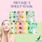 Bioaqua/Saoder Hydrating & Brightening Sheet Mask – Instant Glow, Deep Moisture