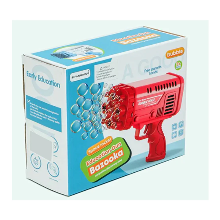 Mihraaj | 🫧 36-Holes 2-in -1 Bazooka Bubble Gun for Kids! (Ages 3+) Mihraaj