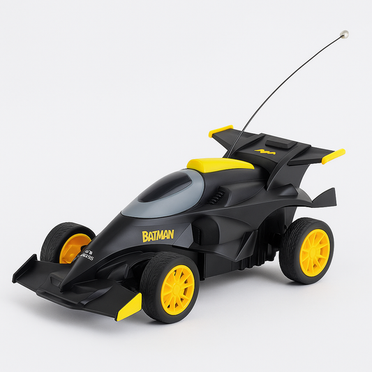Mihraaj | Batman Remote Control Car for Kids – Rechargeable RC Batmobile Toy with Antenna | Superhero Action Vehicle with Lights & Realistic Design