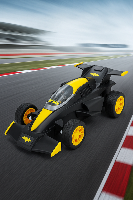 Mihraaj | Batman Remote Control Car for Kids – Rechargeable RC Batmobile Toy with Antenna | Superhero Action Vehicle with Lights & Realistic Design