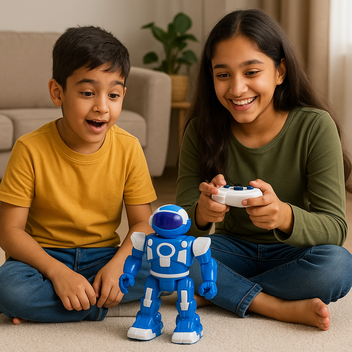 Mihraaj | RC Cool Robot Toy for Kids - Forward, Backward, Stop Movement - Mihraaj