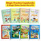 8-in-1 Kids Learning Deal: 4 Magic Water Coloring Book + 4 Sank Magic Practice Copy for Kids