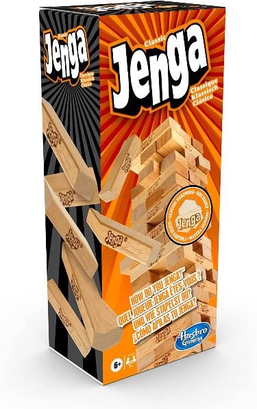 Mihraaj | 2-in-1 Classic Wooden Jenga Stacking Game