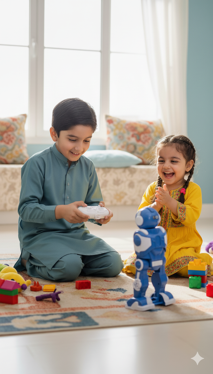 Mihraaj | RC Cool Robot Toy for Kids - Forward, Backward, Stop Movement - Mihraaj