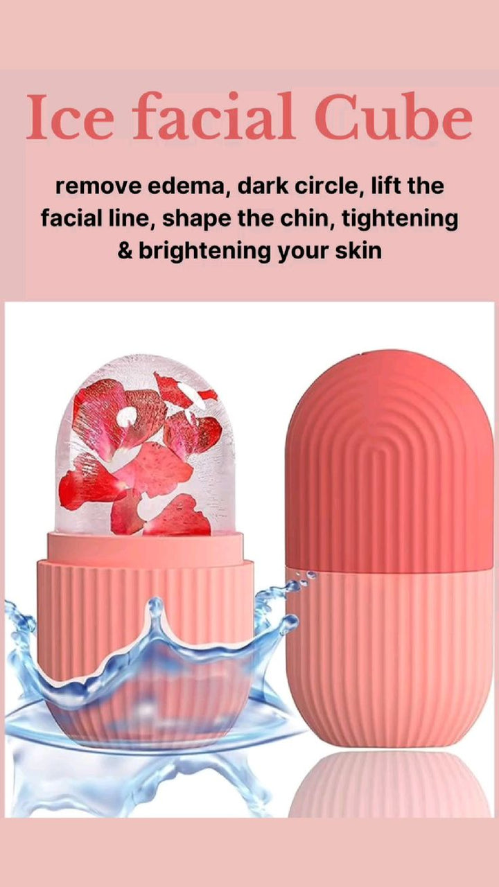Mihraaj | 🧊 Silicone Cleansing Ice Roller – Reusable Facial Ice Mold Mihraaj