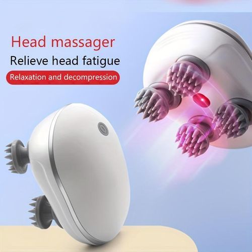 Mihraaj | Rechargeable Head Massager – Portable Scalp & Hair Massage Tool - Mihraaj