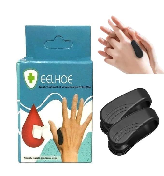 EELHOE Sugar Control Point Clip – Natural Acupressure Thumb Clip Mihraaj
