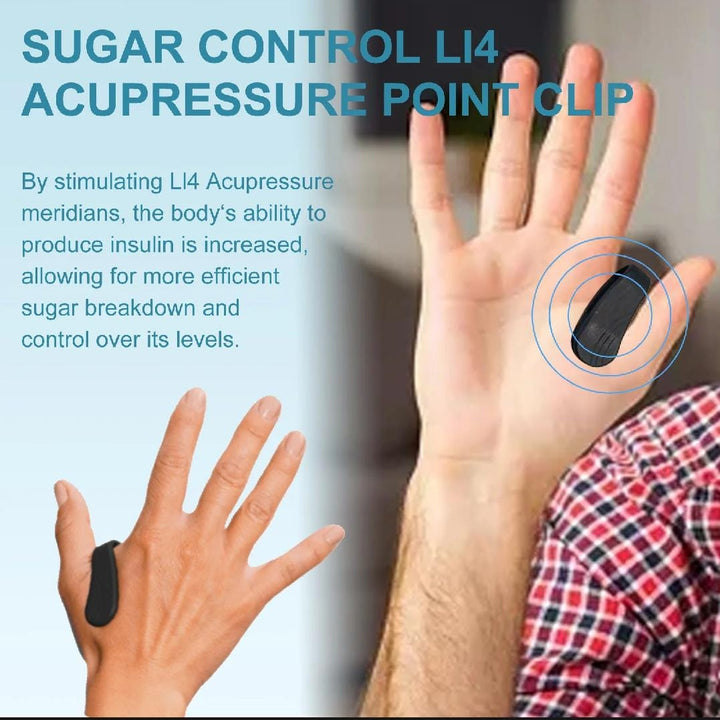 EELHOE Sugar Control Point Clip – Natural Acupressure Thumb Clip Mihraaj