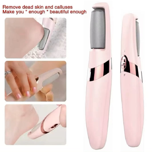 Mihraaj | Electric Foot Callus Remover – Rechargeable Pedicure File for Dead Skin, Cracked Heels & Smooth Feet