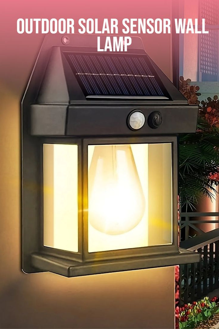 Mihraaj |🌞 Solar Energy Wall Lamp – Motion Sensor Outdoor Light Mihraaj