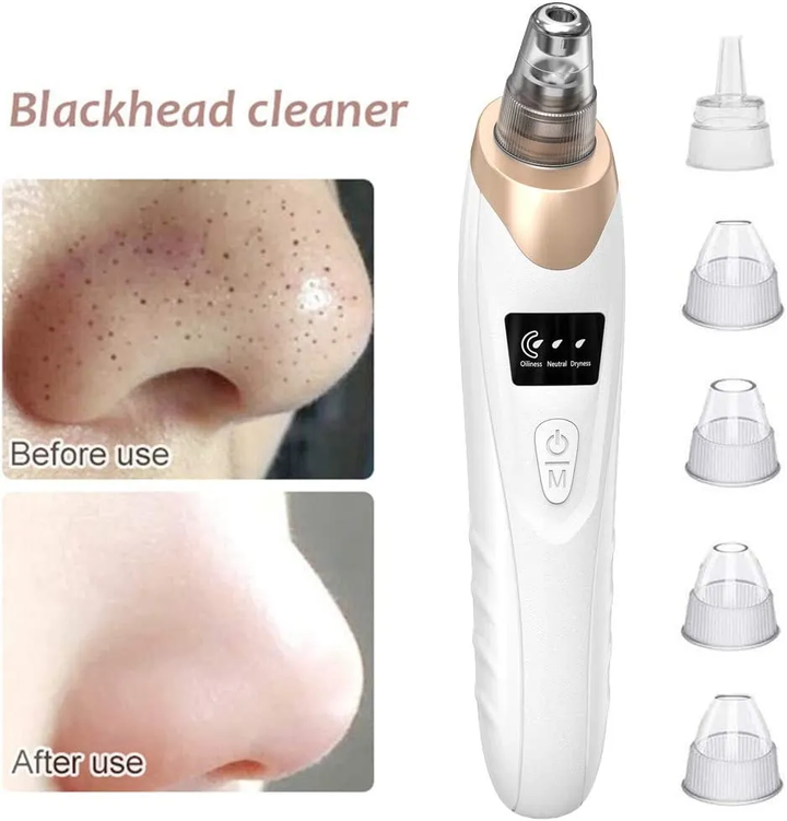 Mihraaj | Multifunction Blackhead Remover – 5-in-1 Deep Pore Cleansing Mihraaj