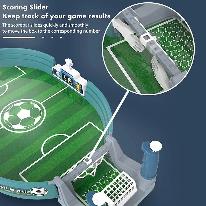 Mihraaj | Mini Foosball Table for Kids & Adults - Portable Tabletop Soccer Game - Mihraaj
