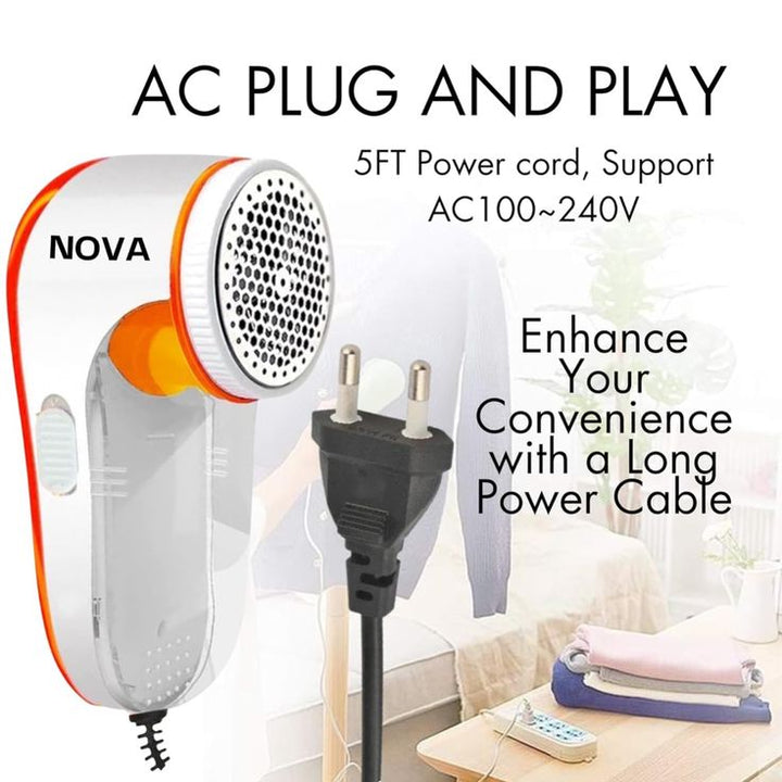 NOVA Electric Lint Remover – Clothes Pilling Ball & Hair Remover Mihraaj