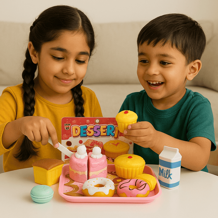 Mihraaj | 🍨 Dessert Play Set for Kids | Happy Dessert Day - Mihraaj