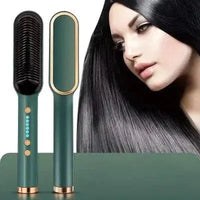 Electric Hair Straightening Comb – Fast Heating