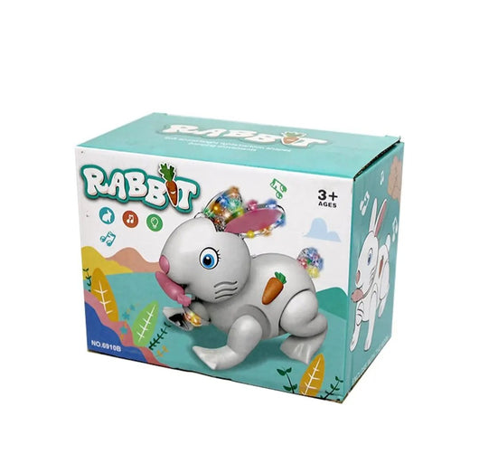 Mihraaj | Jumping Rabbit Toy for Kids with Disco Light & Music