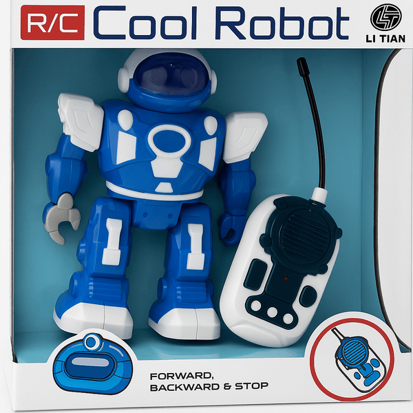 Mihraaj | RC Cool Robot Toy for Kids - Forward, Backward, Stop Movement - Mihraaj