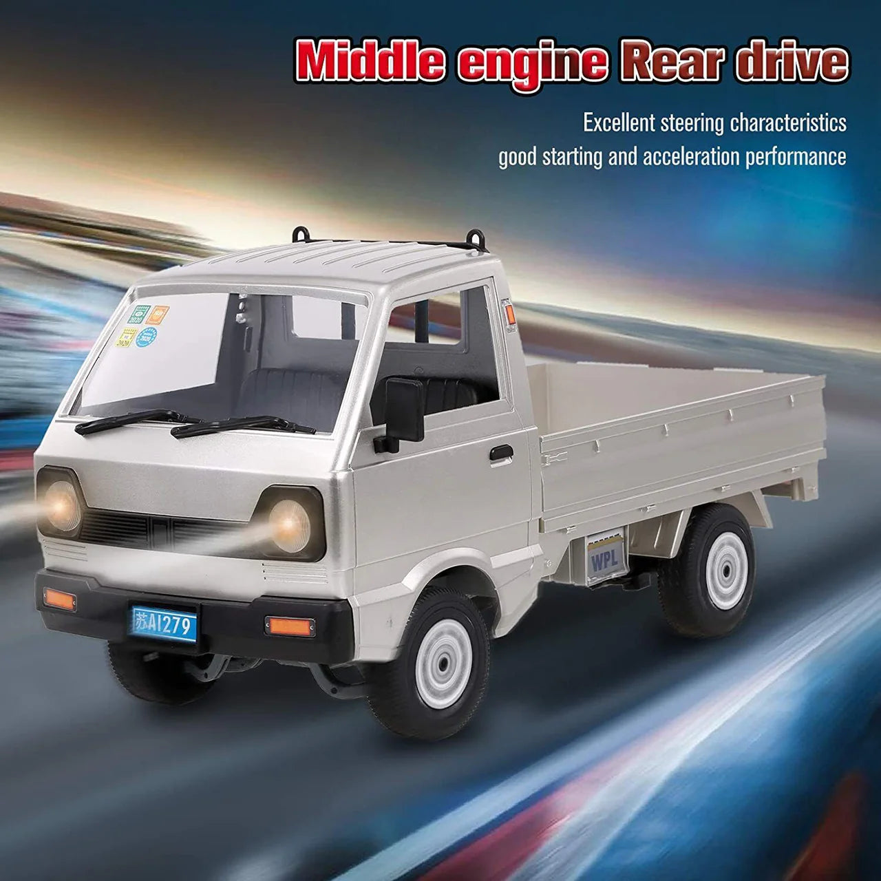 Mihraaj | Electric Rechargeable RC Suzuki Ravi Van Remote Control Truck for Kids| Off-Road Climbing Car Toy | Best Gift for Kids
