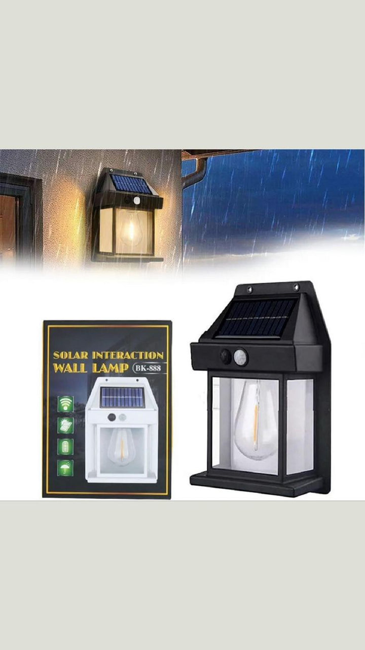 Mihraaj |🌞 Solar Energy Wall Lamp – Motion Sensor Outdoor Light Mihraaj